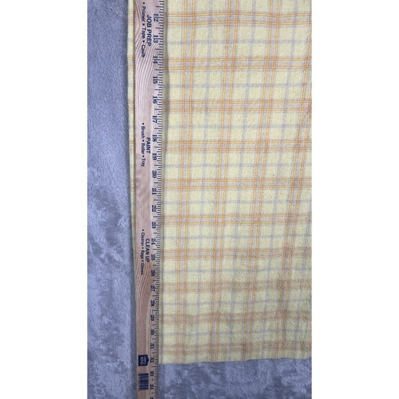 ZARA Yellow Plaid High-Waisted Midi Skirt - Size L- Preppy Clueless Aesthetic - Picture 10 of 10